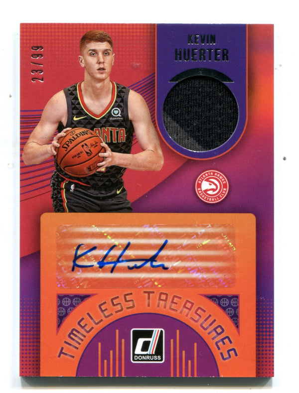 Kevin Huerter 2018 Panini Timeless Treasures #TTKHT RPA /99