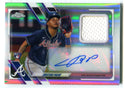 Cristian Pache 2021 Topps Chrome Autographed Jersey Card #CSRCP /25