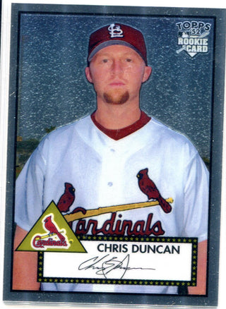 Chris Duncan 2006 Unsigned Topps Chrome Rookie Card