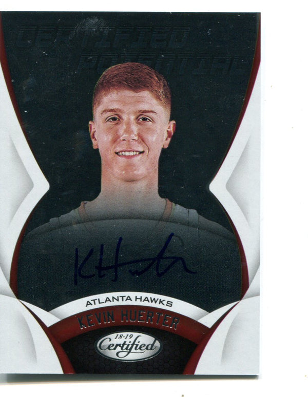 Kevin Huerter 2018 Panini Certified Potential #CPKH Auto RC