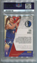 Luka Doncic 2019 Panini Contenders Optic All Star Aspirations Red Cracked Ice Card (PSA Mint 9)