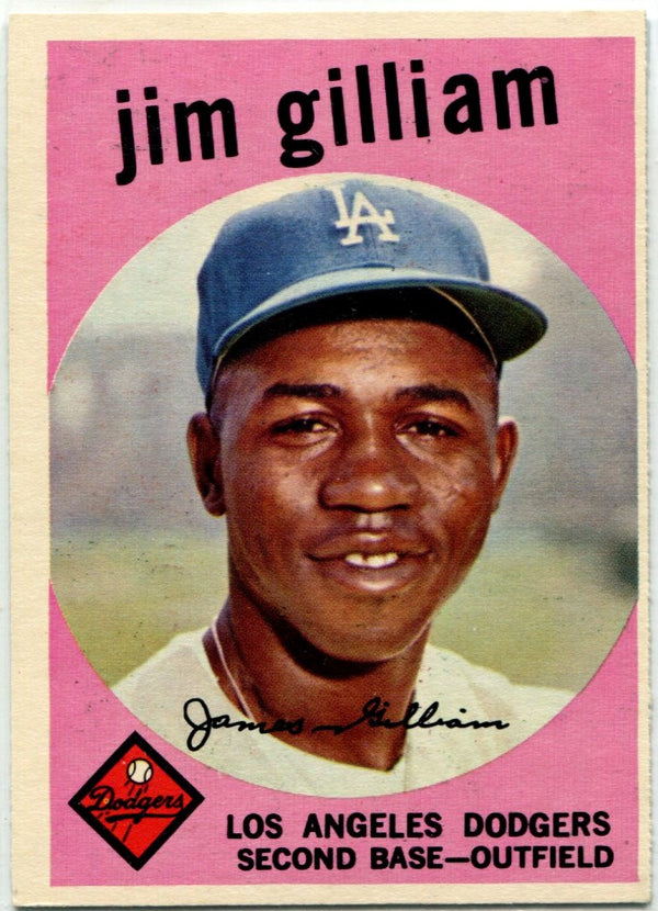 Jim Gilliam 1959 Topps Card #306