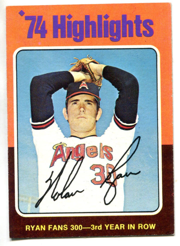 Nolan Ryan 1975 Topps Card #5