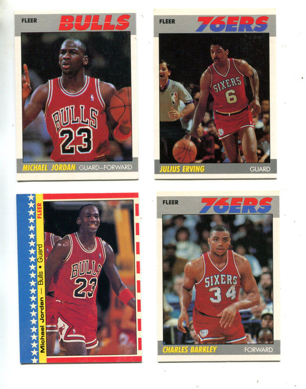 1987-88 NBA Fleer Basketball Complete Set