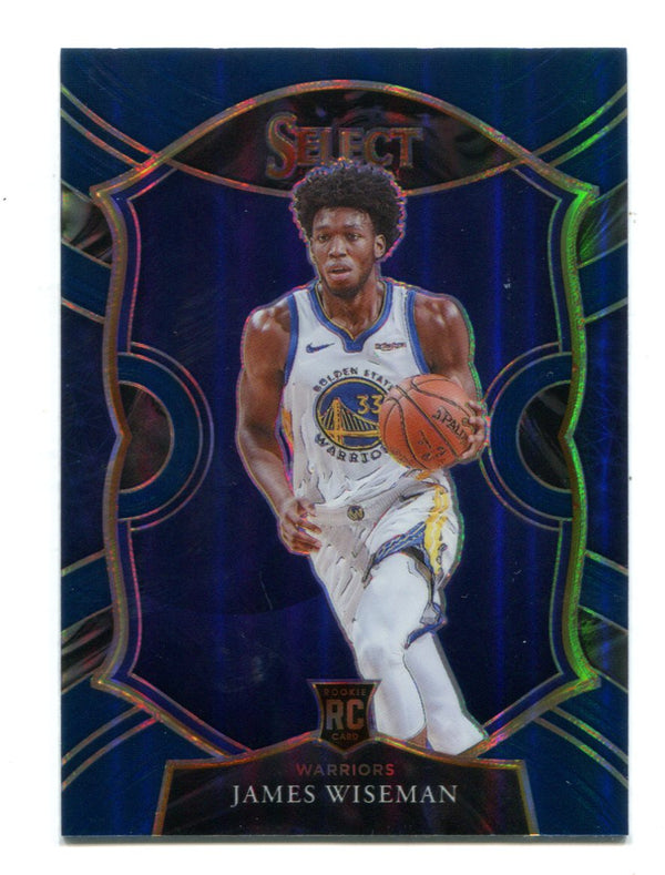 James Wiseman 2020 Panini Select #62 Concourse Blue Prizm RC