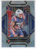 Rhamondre Stevenson 2021 Panini Select Club Level Rookie Card #275