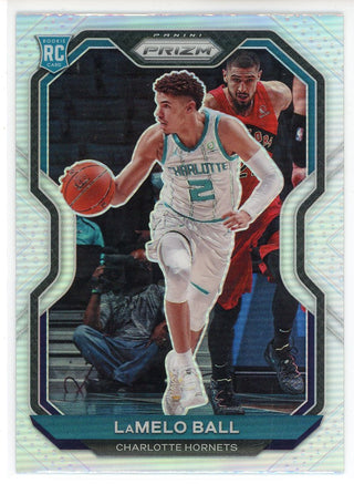 LaMelo Ball 2020-21 Panini Prizm Silver Prizm Rookie Card #278