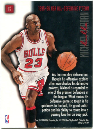Michael Jordan 1996 Fleer Ultra Full Court