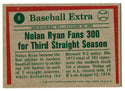 Nolan Ryan 1975 Topps Card #5