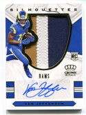Van Jefferson 2020 Panini Crown Royale Silhouettes #CSAVJ Autographed Card 13/25