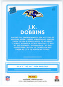 JK Dobbins 2020 Panini Donruss Rated Rookie Card #311