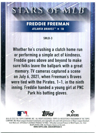 Freddie Freeman Topps Stars of MLB 2022