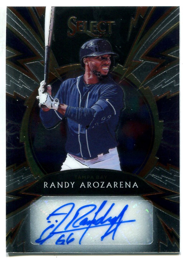 Randy Arozarena 2020 Panini Select Autographed Rookie Card