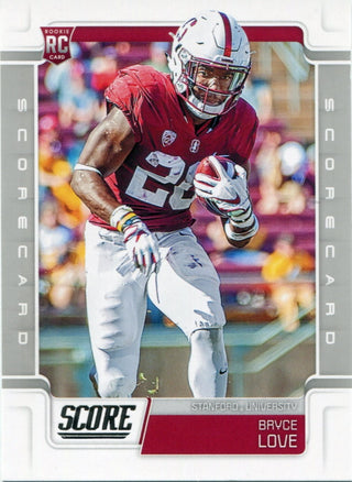 Bryce Love 2019 Score Scorecard Rookie Card