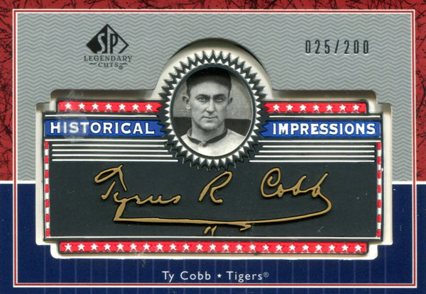 Ty Cobb Upper Deck Card #25/200