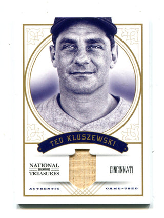 Ted Kluszewski 2012 Panini National Treasures #148 Bat Card /99