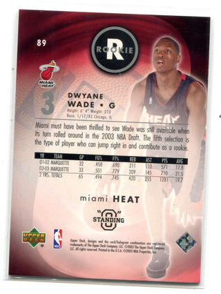 Dwyane Wade 2003-04 Upper Deck Outstanding #89 Card