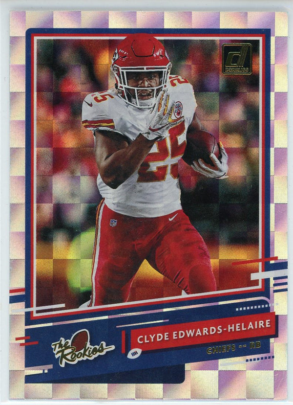 Clyde Edwards-Helaire  2020 Panini Donruss The Rookies Card #TR-CEH
