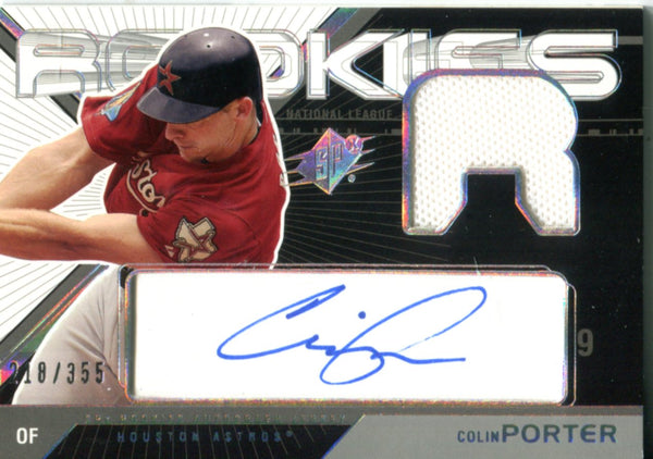 Colin Porter 2003 Rookie Autographed Jersey Card 218/355