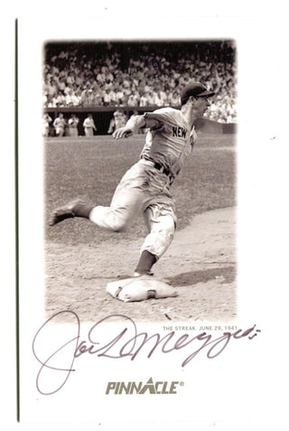 Joe DiMiaggio 1993 Score Pinnacle #3 Autographed Card