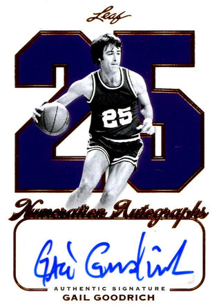 Gail Goodrich 2012 Leaf Numeration Autographs Signed Card #22/25