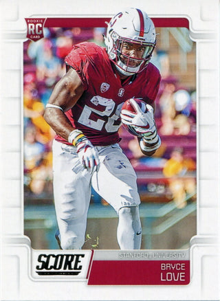 Bryce Love 2019 Score Rookie Card