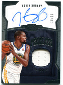 Kevin Durant Autographed 2018-19 Panini Dominion Peerless Jersey Card #PJ-KDR