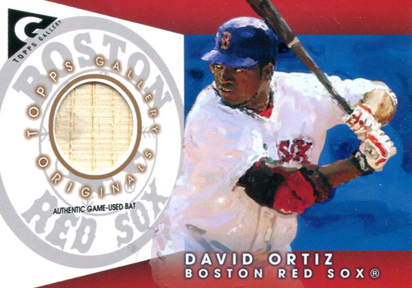 David Ortiz Topps Wood Bat Card