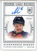 Aleksander Barkov Autographed 2013-14 Panini National Treasures Rookie Card #RR-AB