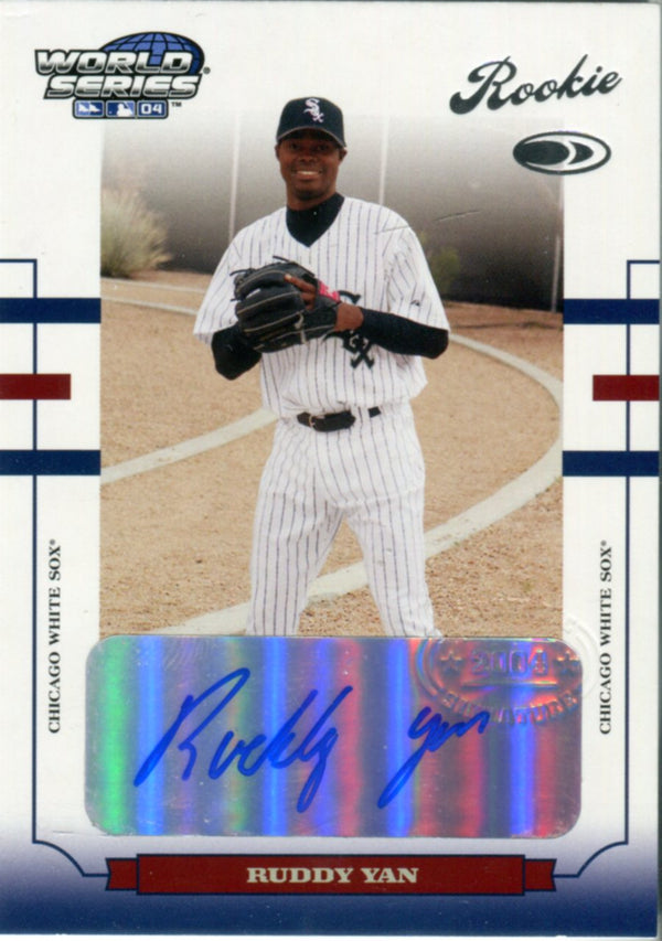 Ruddy Yan 2004 World Series Autographed Rookie Card 19/1000