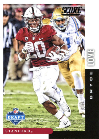 Bryce Love 2019 Panini Score Rookie Card