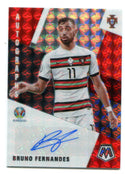 Bruno Fernandes 2021 Panini Mosaic #AMBF Autographed Card