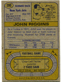 John Riggins 1974 New York Jets #280