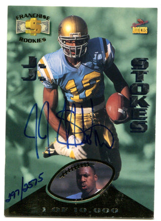 JJ Stokes Autographed 1995 Signature Rookies Card