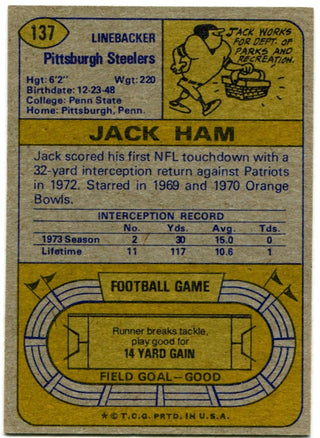 Jack Ham 1974 #137