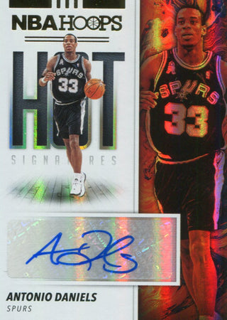Antonio Daniels Autographed 2019 NBA Hoops Hot Signatures Card