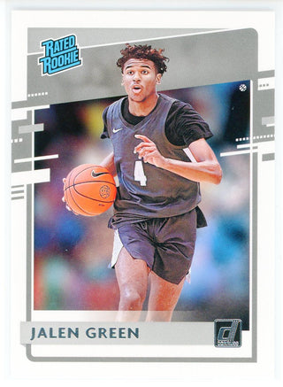Jalen Green 2021-22 Panini Chronicles Donruss Draft Picks Rookie Card #29