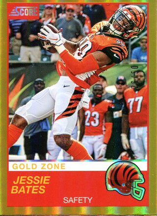 Jessie Bates 2019 Panini Score Gold Zone Insert Card