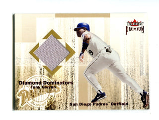 Tony Gwynn 2001 Fleer Premium Diamond Dominators Jersey Card