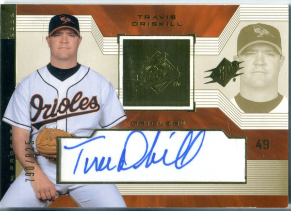 Travis Driskill 2002 Upper Deck Autographed Card