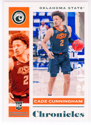 Cade Cunningham 2021-22 Panini Chronicles Donruss Draft Picks Rookie Card #1