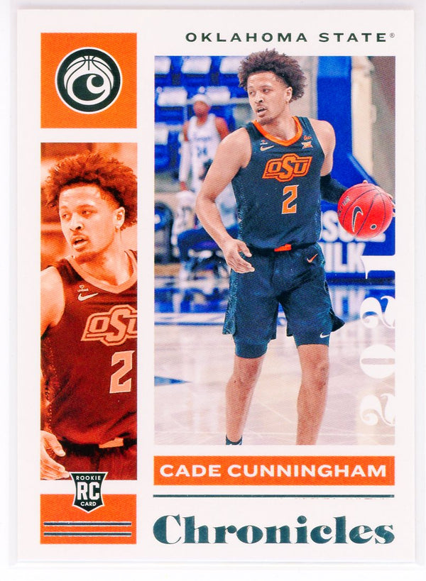 Cade Cunningham 2021-22 Panini Chronicles Donruss Draft Picks Rookie Card #1