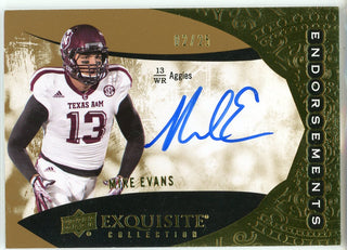 Mike Evans Autographed 2014 Upper Deck Exquisite Endorsements Rookie Card #EE-ME