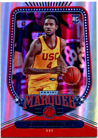 Evan Mobley 2021 Panini Chronicles Marquee Rookie Card