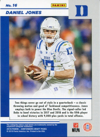 Daniel Jones 2019 Score Game Day Ticket Rookie Card