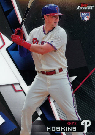 Rhys Hoskins 2018 Topps Finest Rookie Card