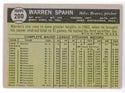 Warren Spahn 1961 Topps Card #200
