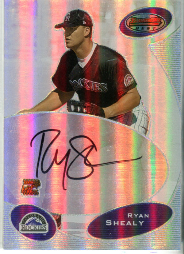 Ryan Shealy 2003 Bowman's Best Autographed Card
