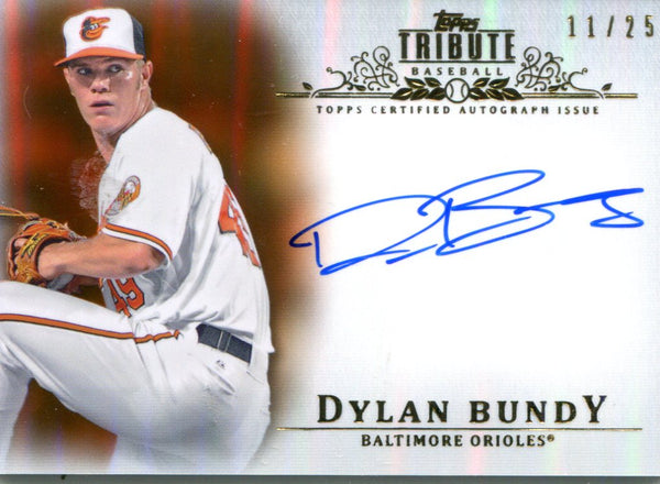 Dylan Bundy Autographed Topps Card #11/25