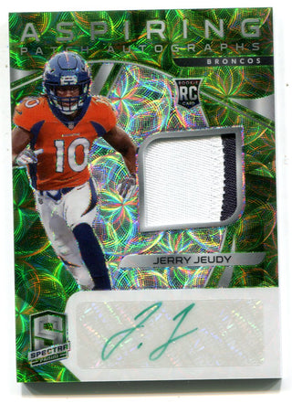 Jerry Jeudy 2020 Panini Spectra Aspiring Autos #4 Card /35